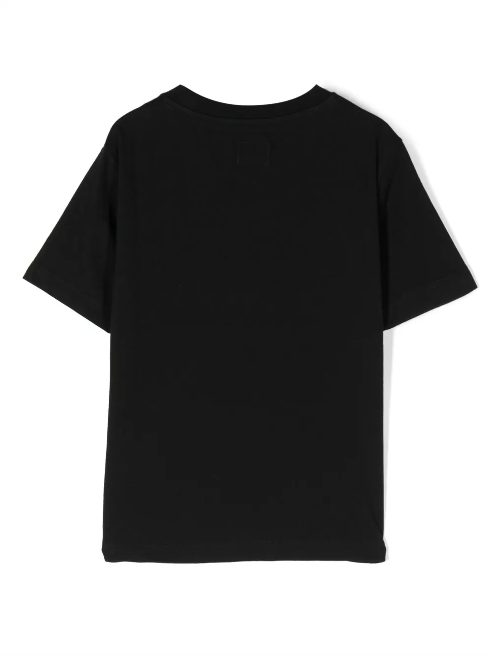 C.P. Company Kids T-shirt met logopatch - Zwart