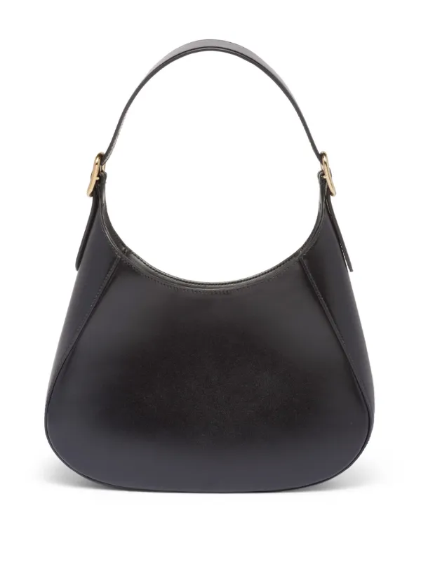 Bolsa Prada de Ombro em Couro Preto - Felix Imports