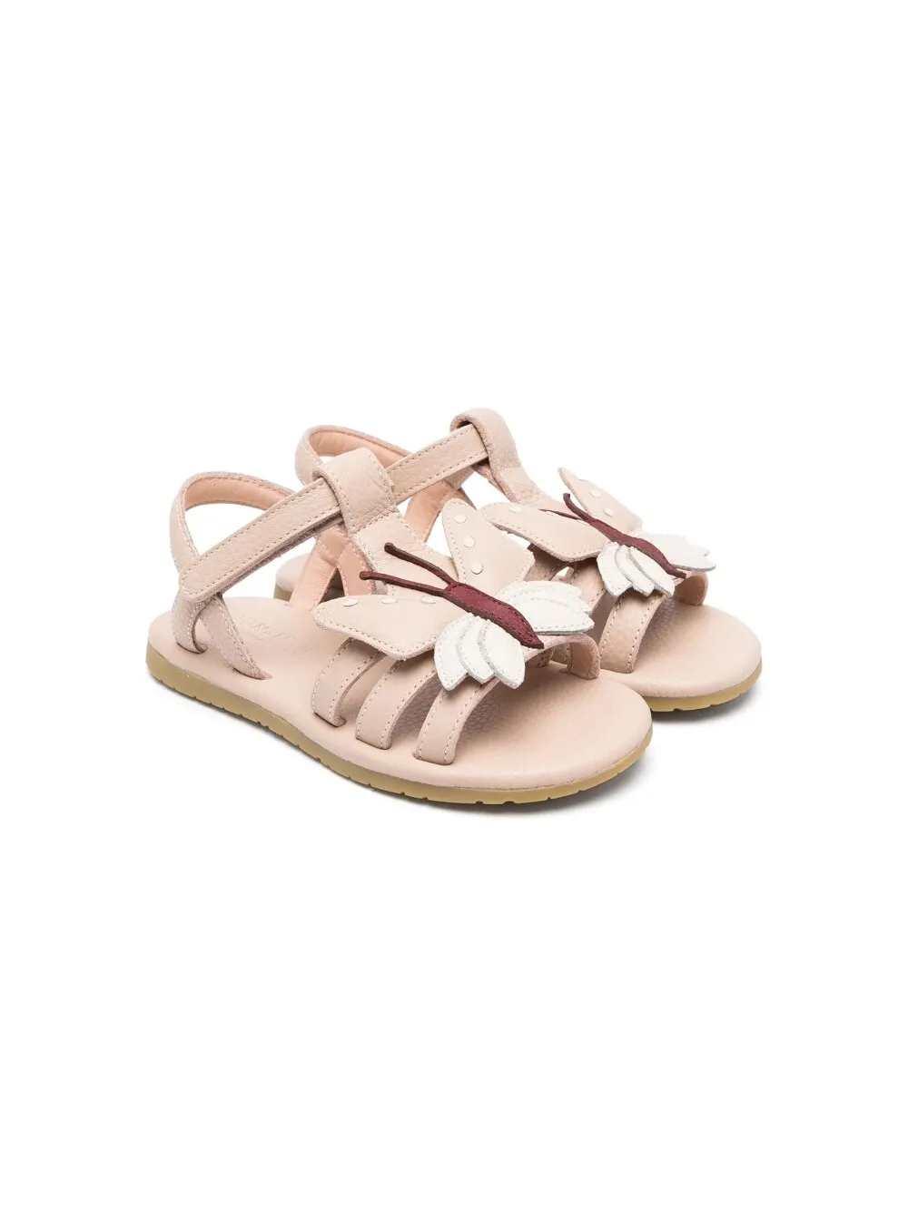 Donsje Kids' Butterfly Open-toe Sandals In Pink