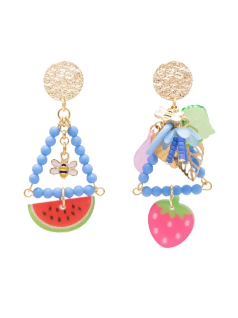 Amir Slama charm-detail drop earrings