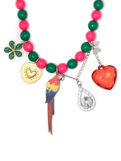 Amir Slama charm-detail beaded necklace