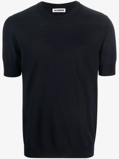 Jil Sander wool short-sleeve T-shirt