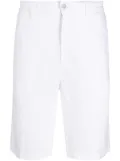 120% Lino linen Bermuda shorts - White