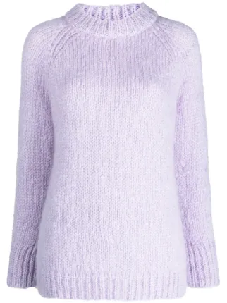 Cecilie Bahnsen Indira クルーネック セーター | パープル | FARFETCH JP