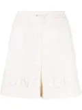 Moncler crochet drawstring shorts - White