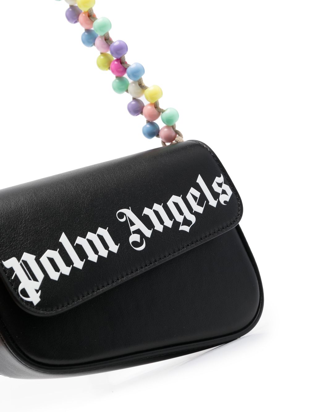 Shop Palm Angels Mini Crash Embellished Shoulder Bag In Black