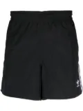 adidas three-stripe running shorts - Black