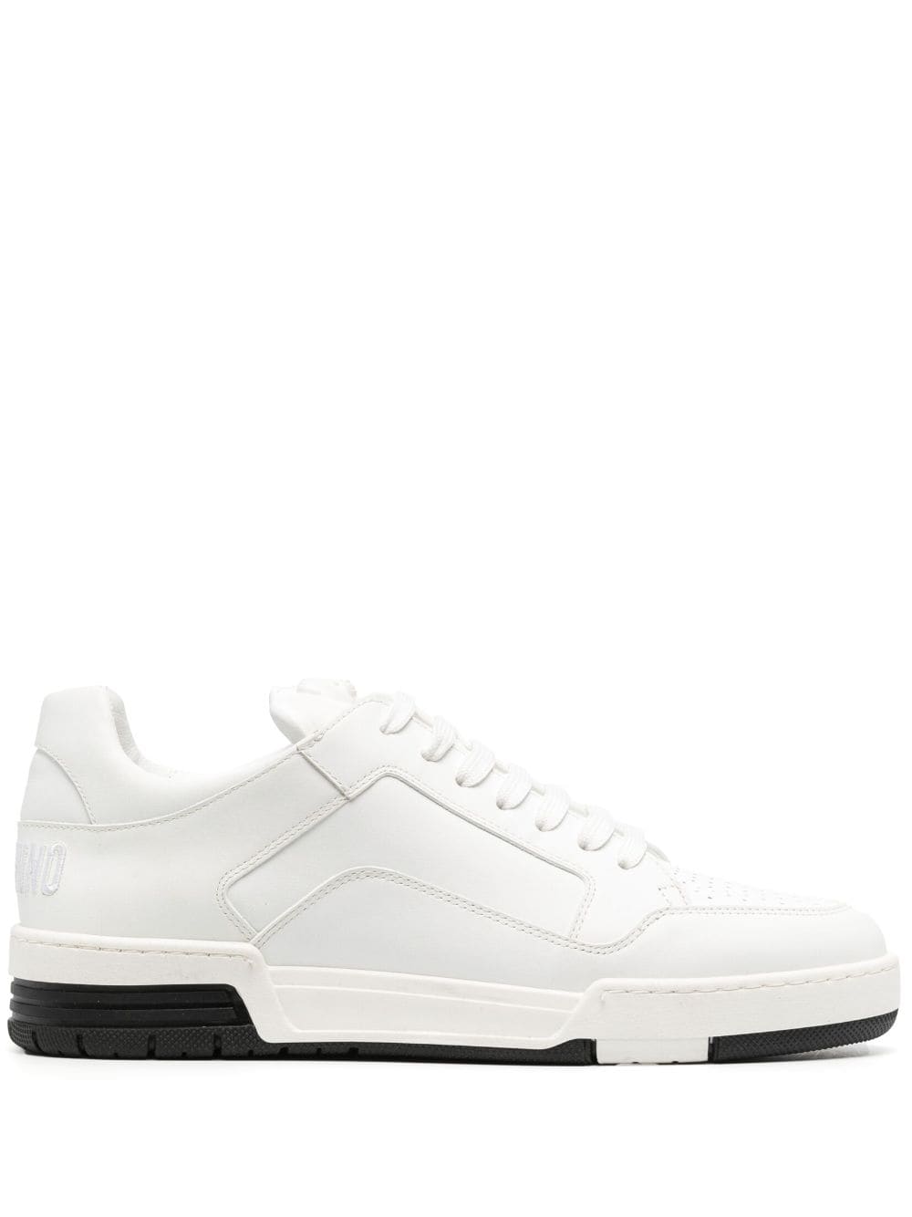 Moschino Low-top Leather Trainers In White