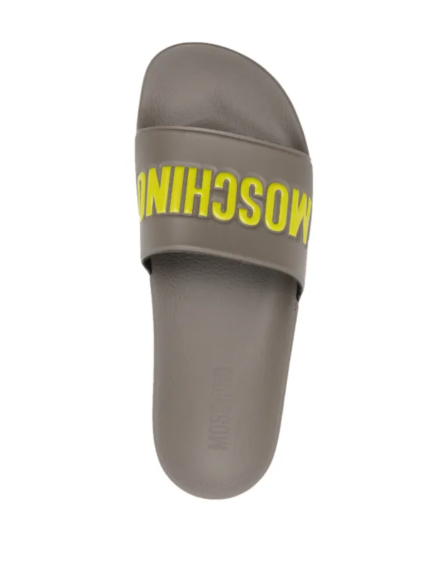 Moschino best sale logo sliders