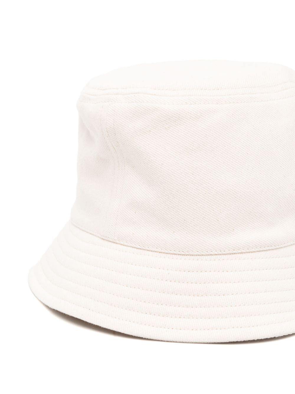 Shop Marant Logo-embroidered Bucket Hat In Nude
