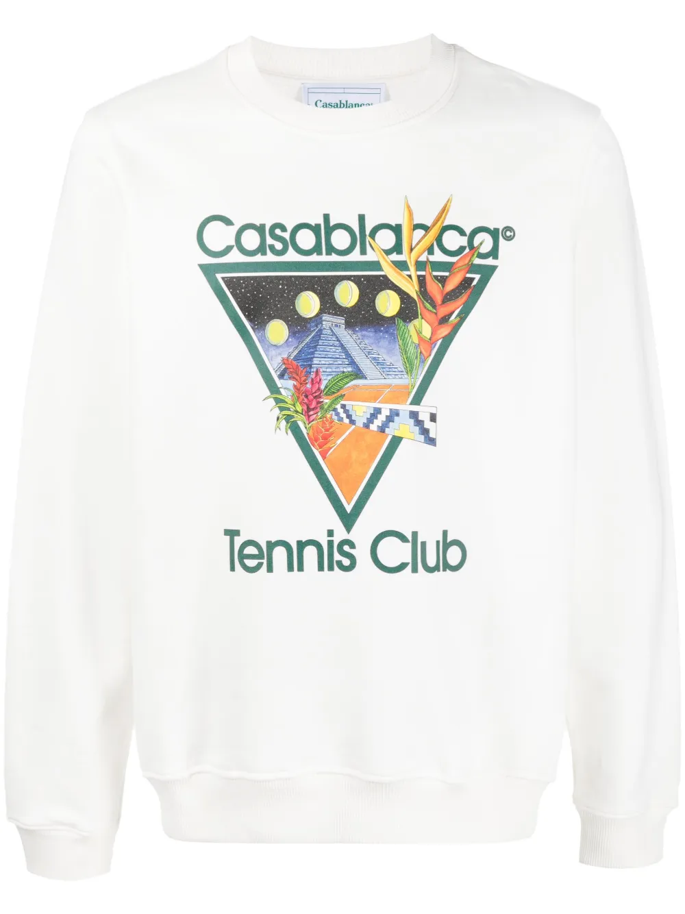 CASABLANCA TENNIS CLUB SWEATSHIRT