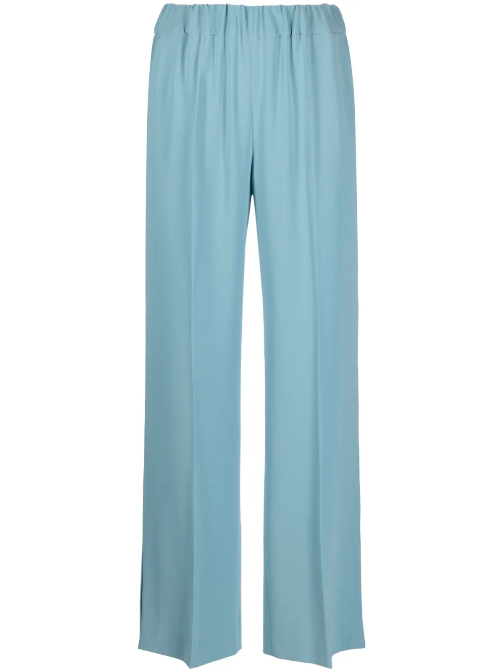 Alberto Biani tailored side-slit trousers - Blue