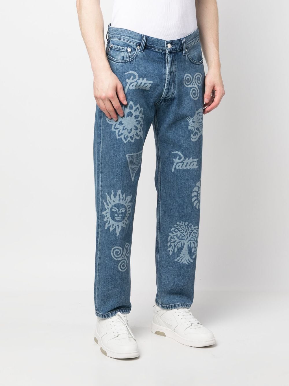 PATTA Printed loose-fit Jeans - Farfetch
