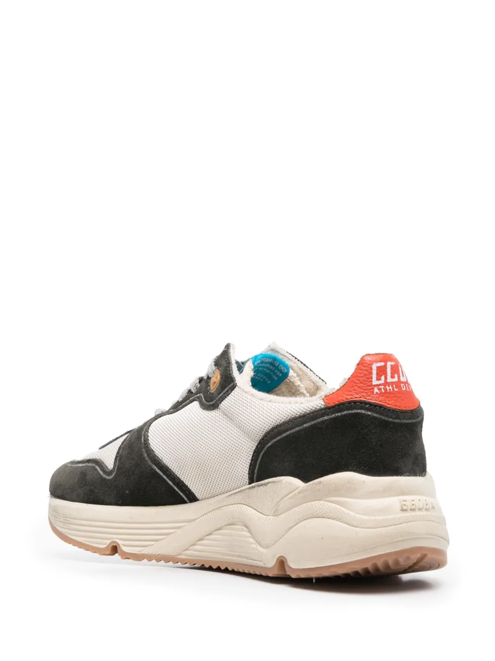 Golden Goose Running Sole Low-top Sneakers In Green