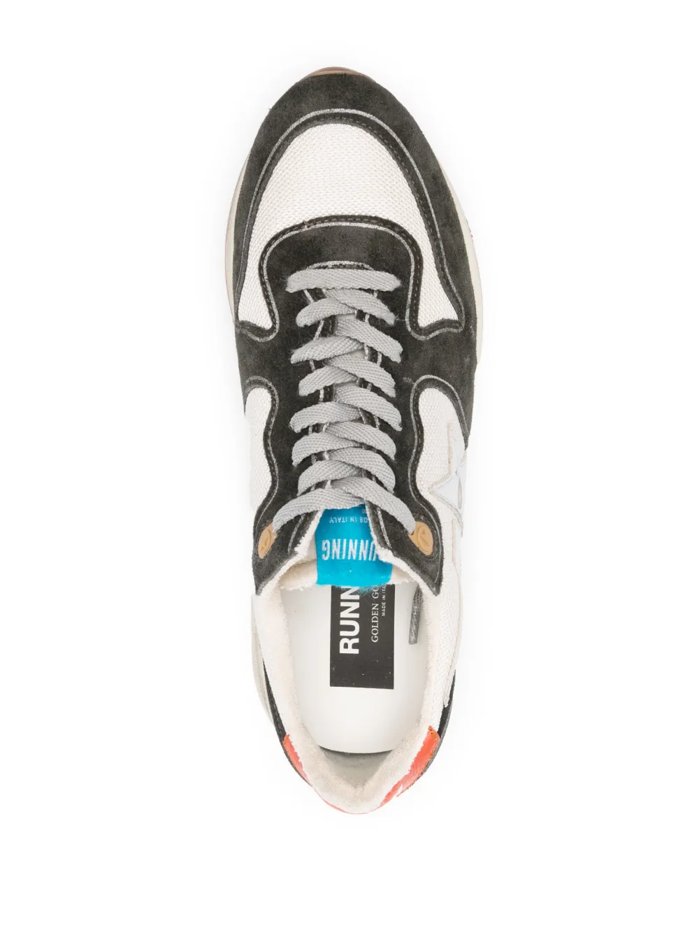 Golden Goose Running Sole Low-top Sneakers In Green