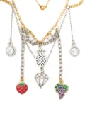 Amir Slama charm-detail multi-chain necklace - Gold