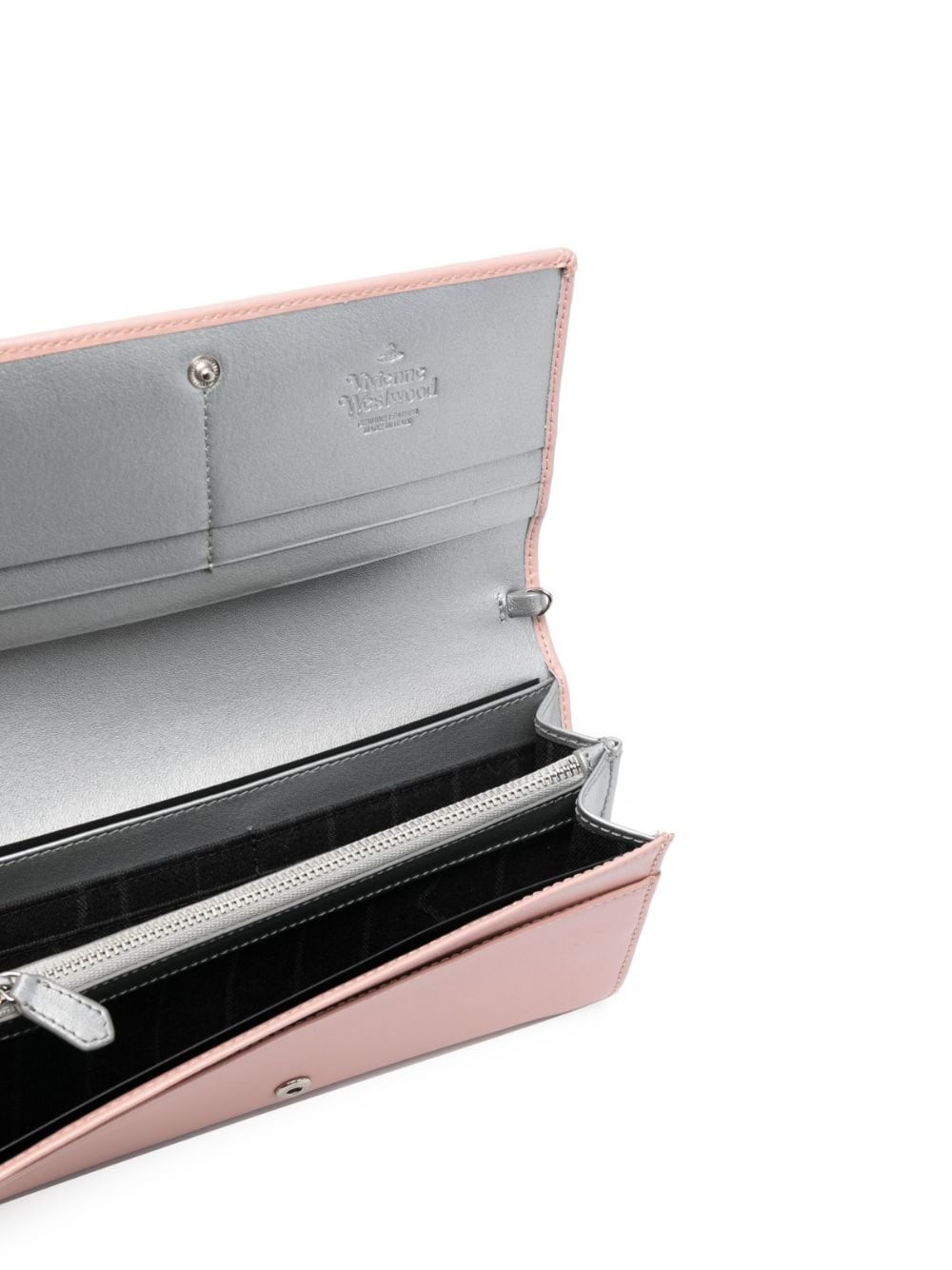 Prada Saffiano Leather Card Holder with Shoulder Strap Pink