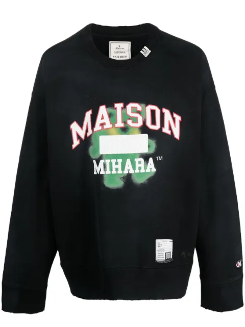 Maison MIHARA YASUHIRO Sweatshirt mit Logo-Print