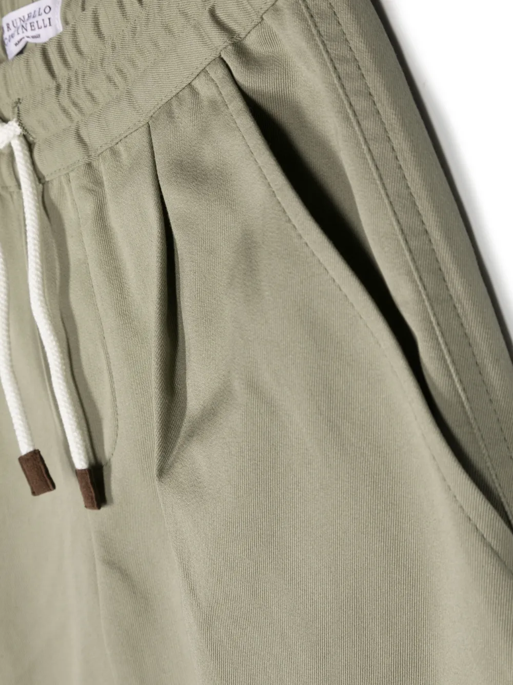 BRUNELLO CUCINELLI DRAWSTRING BERMUDA SHORTS