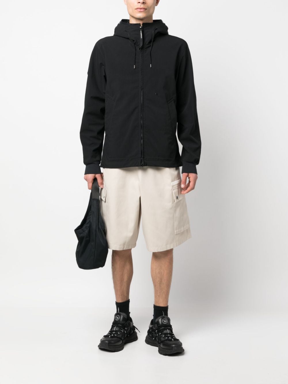 Image 2 of C.P. Company zip-fastening hooded jacket
