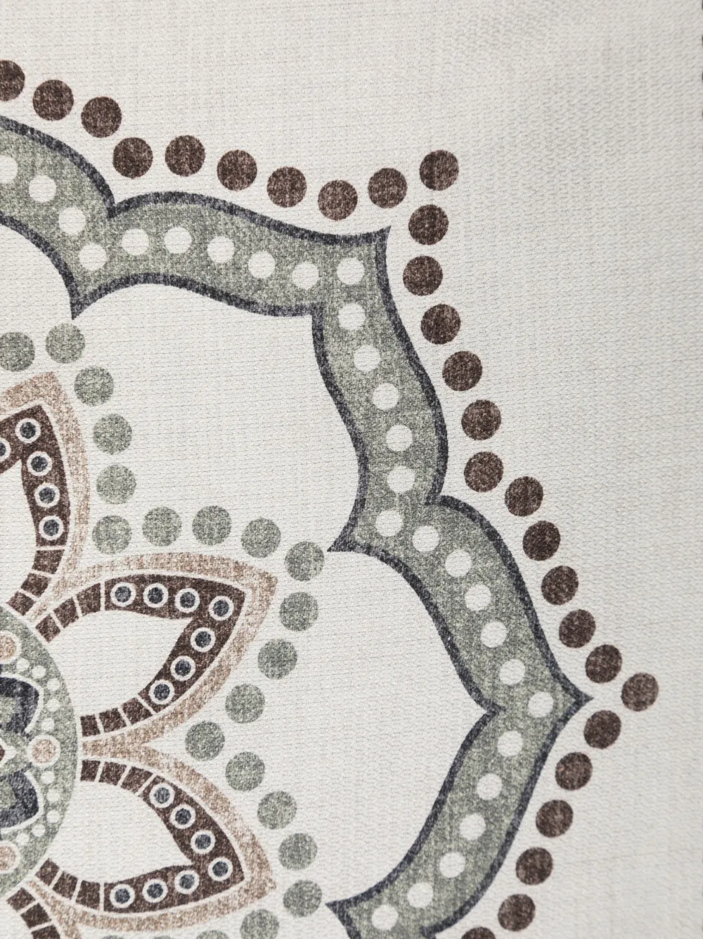 Brunello Cucinelli mandala pattern silk pocket square | Image 2
