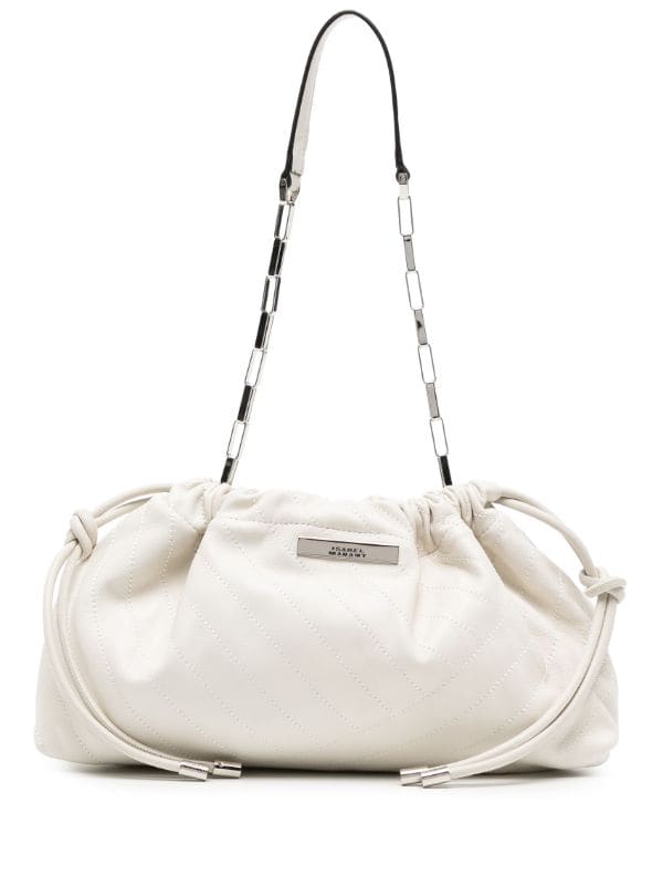 White Lambskin En Vogue Shoulder Bag