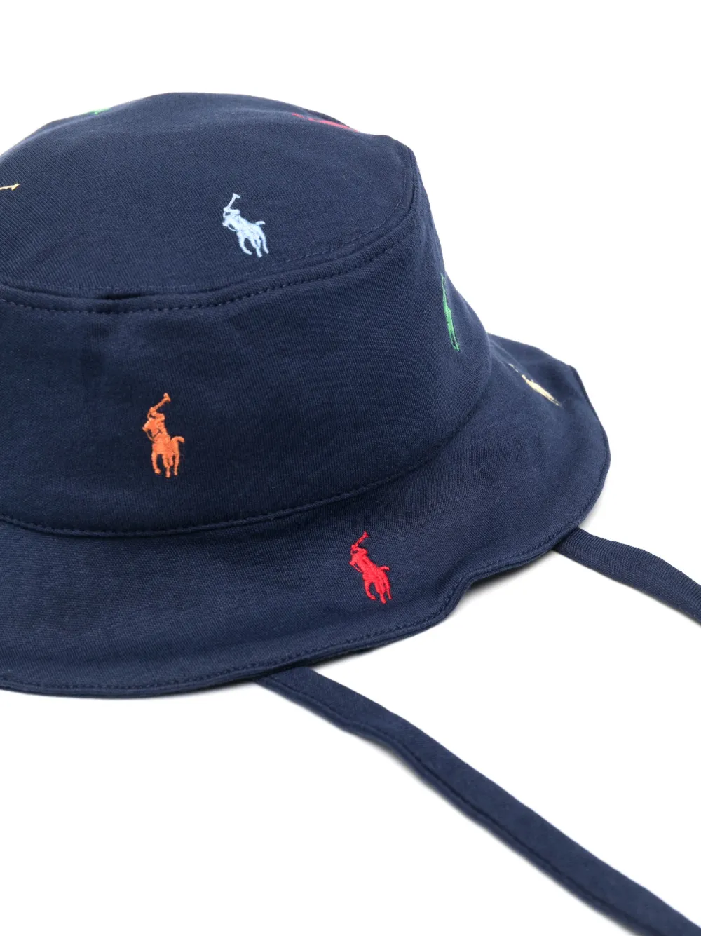 Shop Ralph Lauren Polo Pony Embroidered Hat In Blue