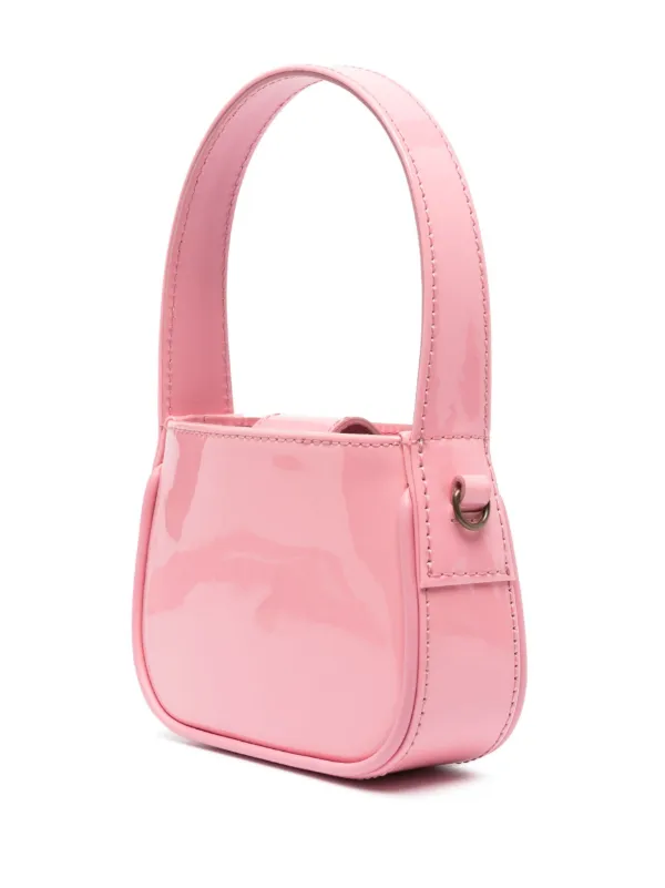 Blumarine ビジューロゴ ハンドバッグ | ピンク | FARFETCH JP