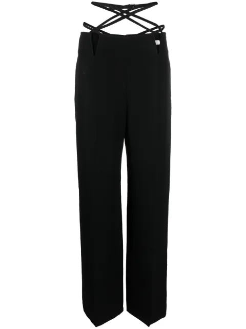 Dion Lee  pantalones rectos V-Wire