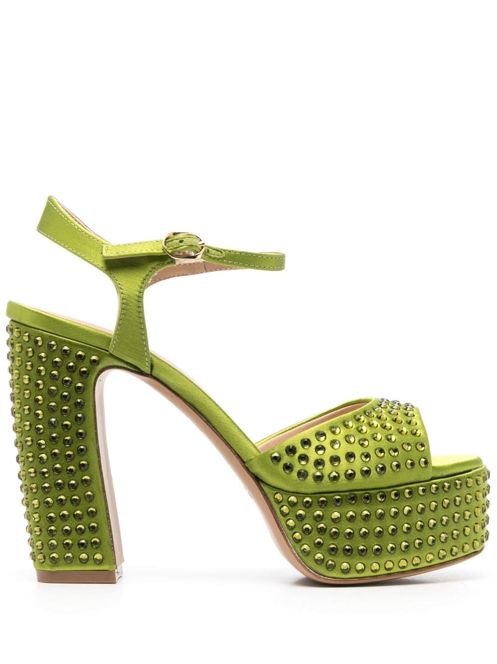 spike-detail 125mm heeled sandals