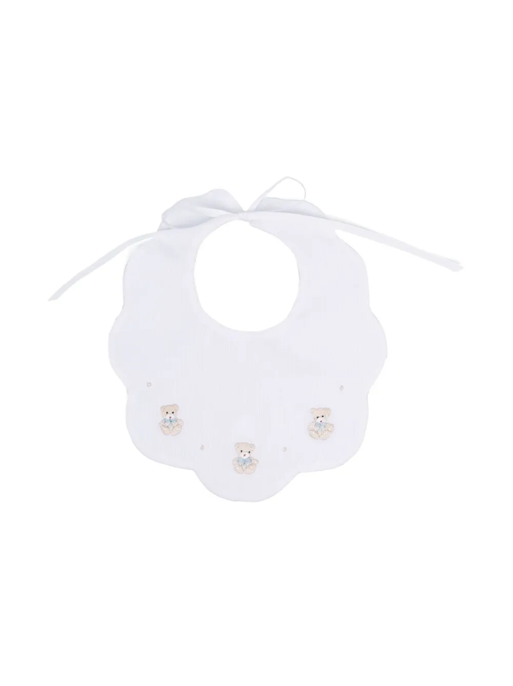 Mariella Ferrari Embroidered-design Cotton Bib