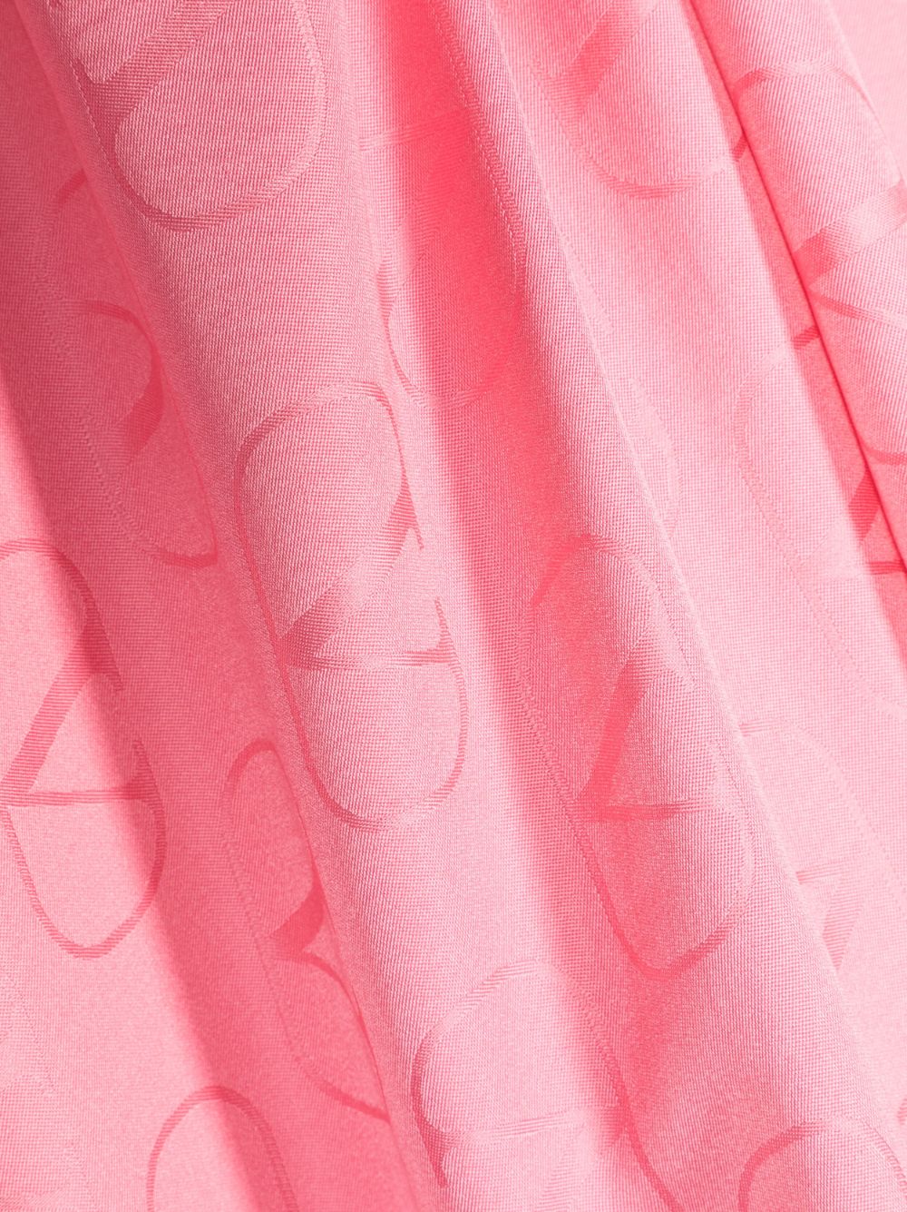 Valentino Garavani Sjaal met logo jacquard - Roze