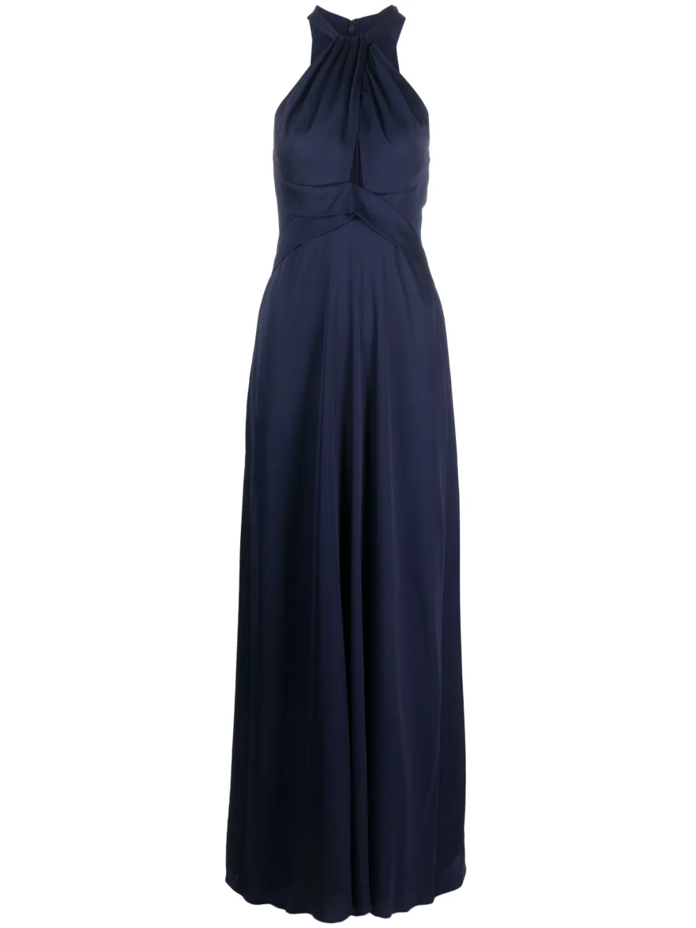 Lauren Ralph Lauren cut-out halterneck maxi dress - Blue
