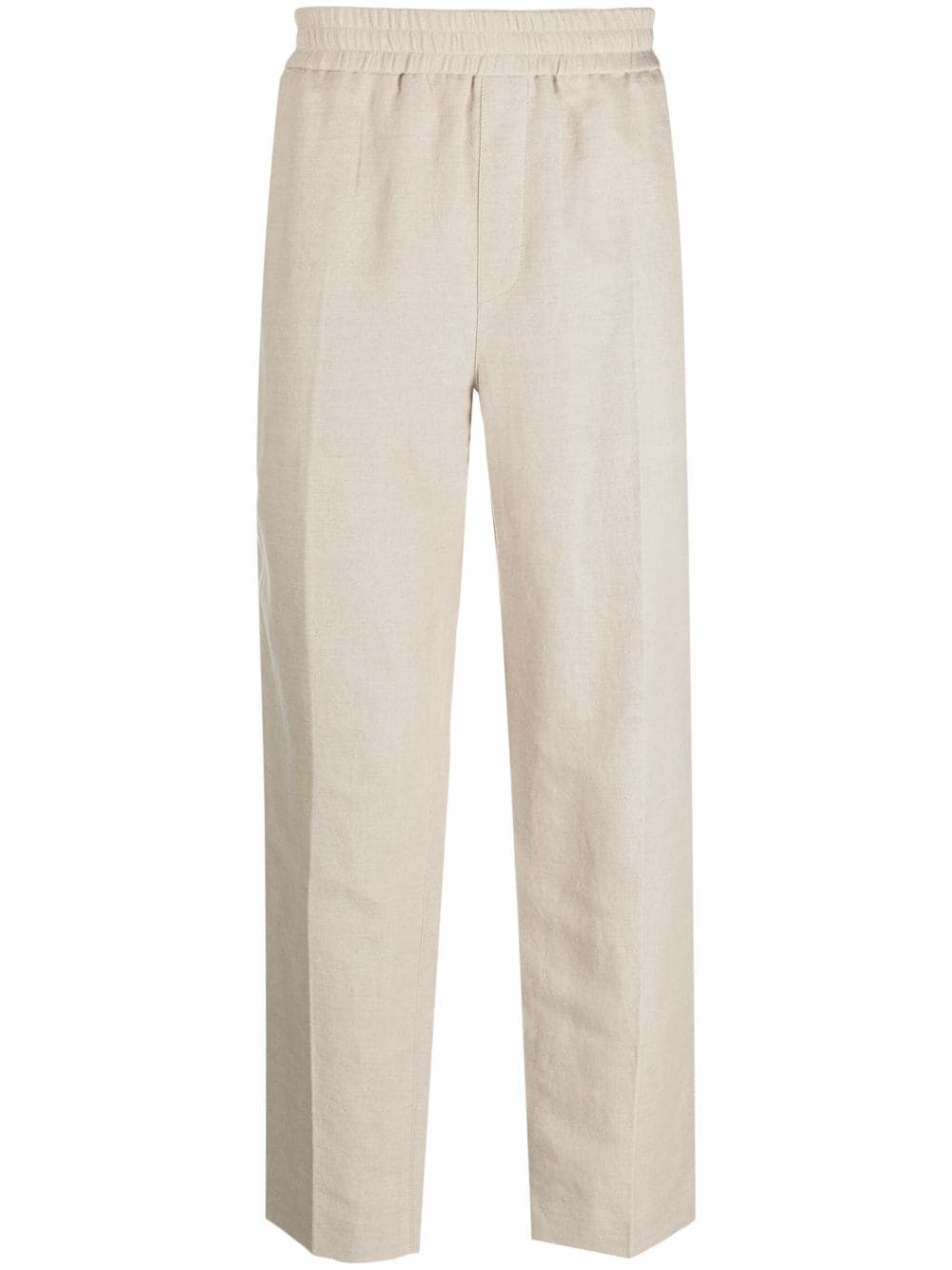 A.P.C. cropped straight-leg trousers - Neutrals