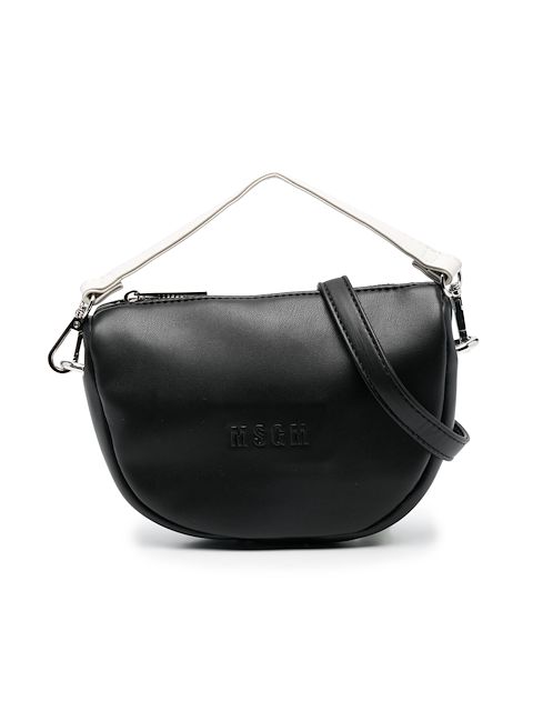 MSGM Kids logo-embossed shoulder bag