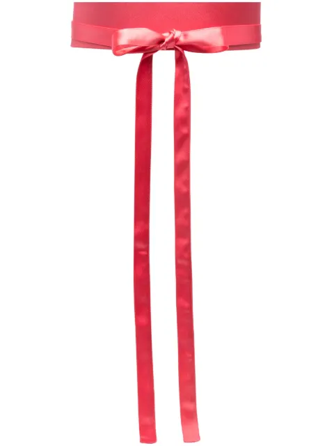 Gianluca Capannolo tie-fastening leather belt