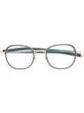 Matsuda round-frame optical glasses - Black