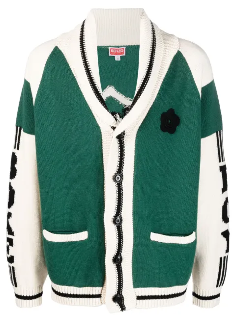 Kenzo Boke Boy two-tone cardigan