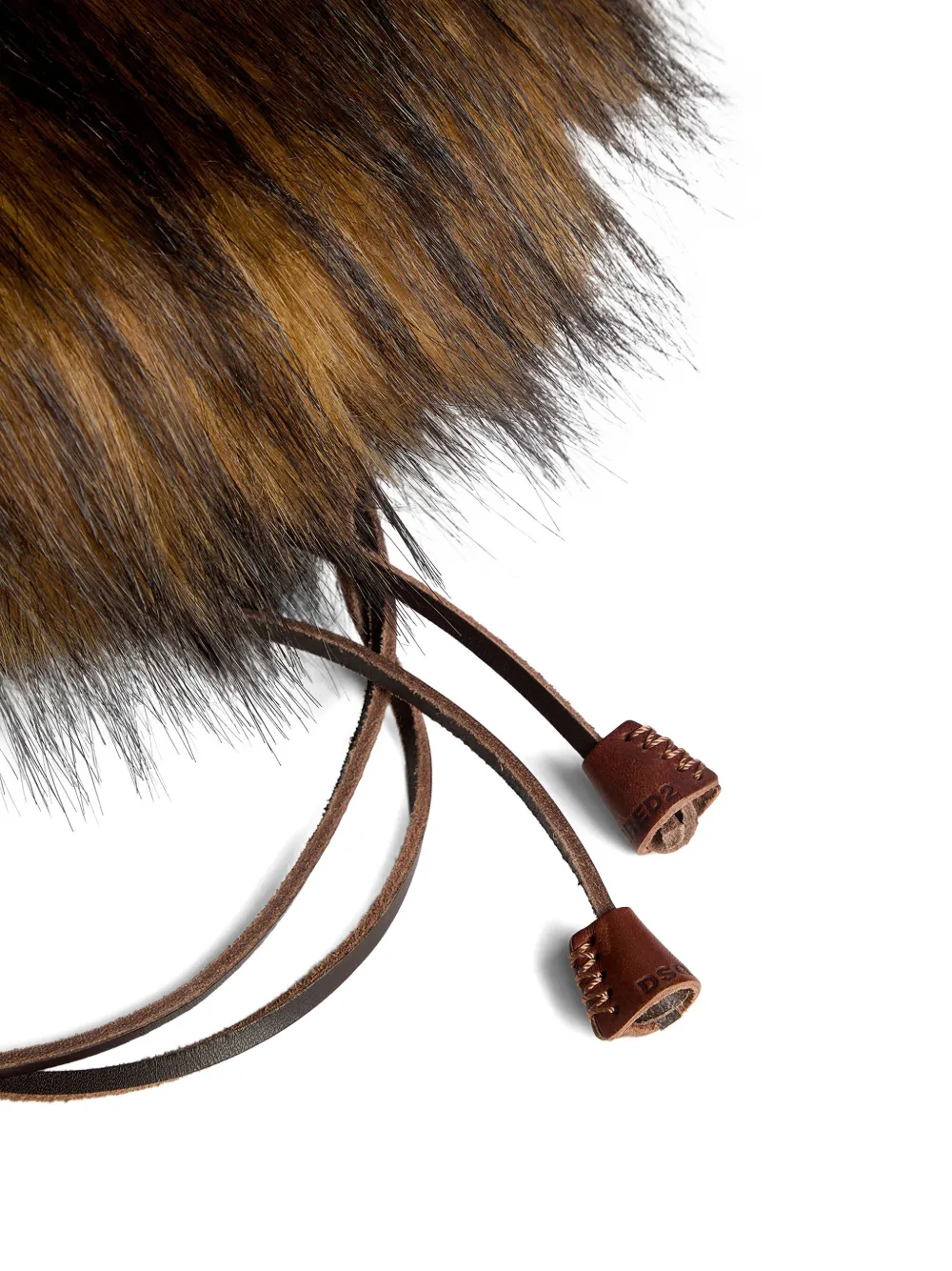 Dsquared2 Faux-fur Trapper Hat In Brown