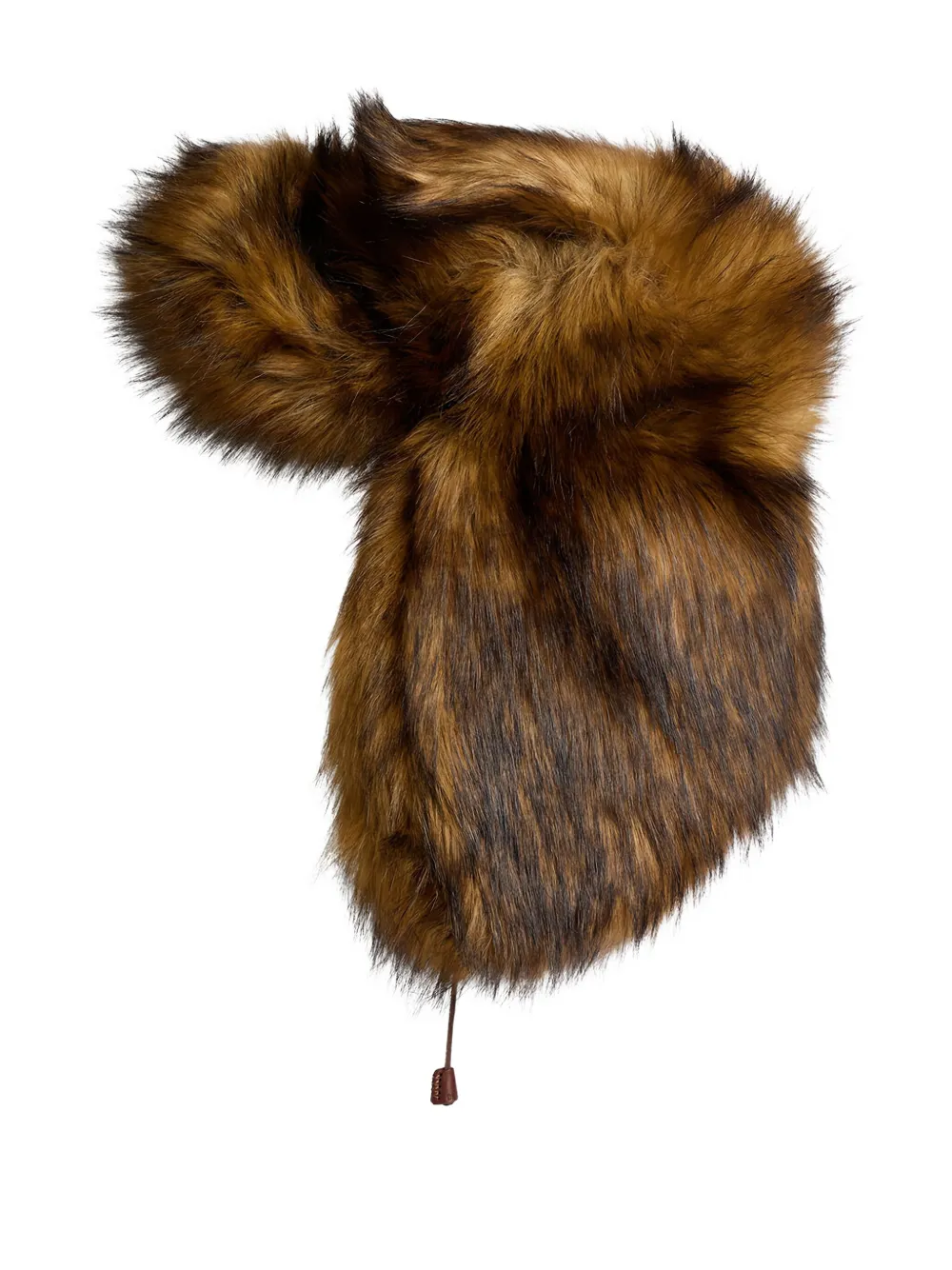 DSQUARED2 Hoed van imitatiebont Beige