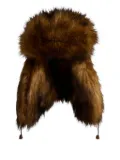 DSQUARED2 faux-fur trapper hat - Neutrals