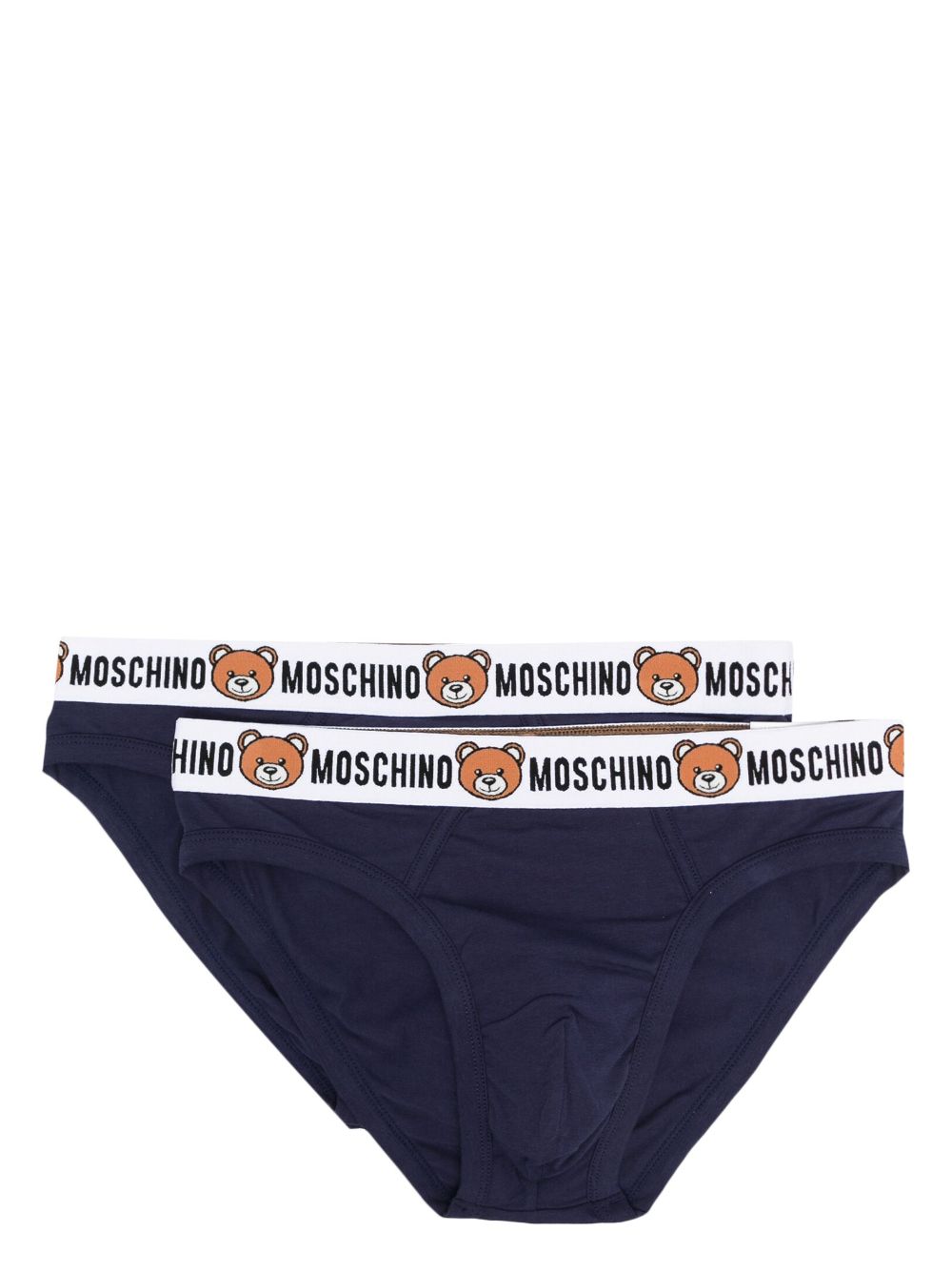 Moschino Teddy Bear waistband briefs (set of two) - Blue