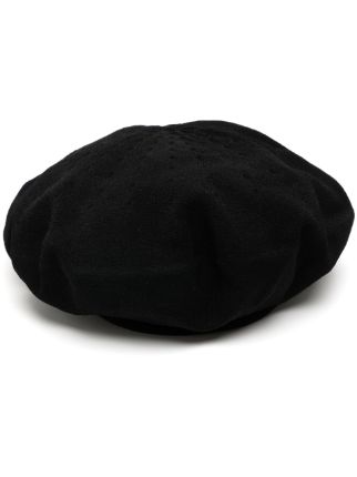 The Row Garion Textured Beret Farfetch