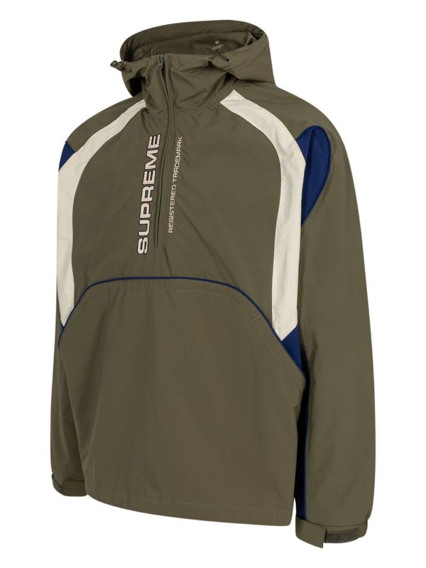 Supreme Panelled half-zip Pullover Jacket - Farfetch