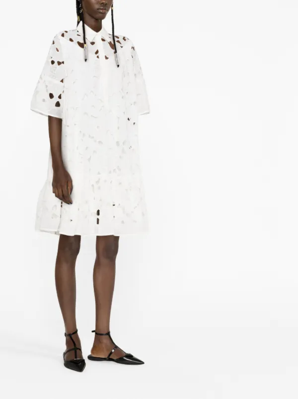 White broderie anglaise dress cheap zara