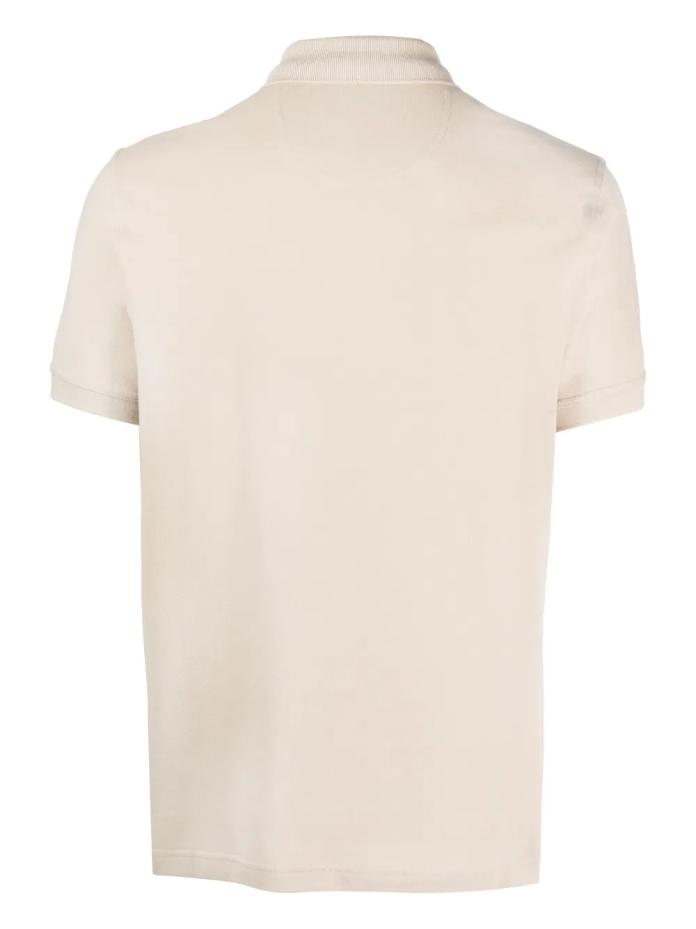 Barbour Embroidered-logo Polo Shirt In Nude