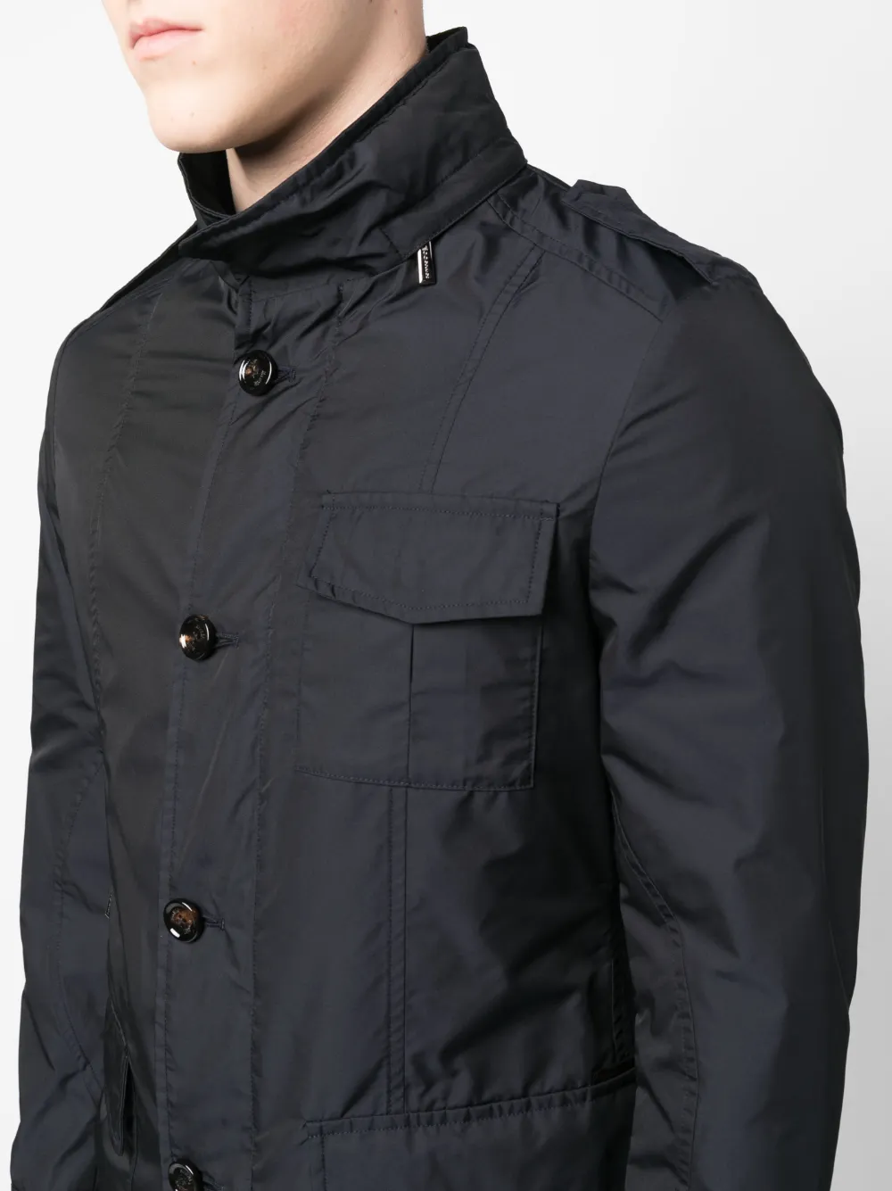 Moorer Porto Lightweight Jacket In Blau