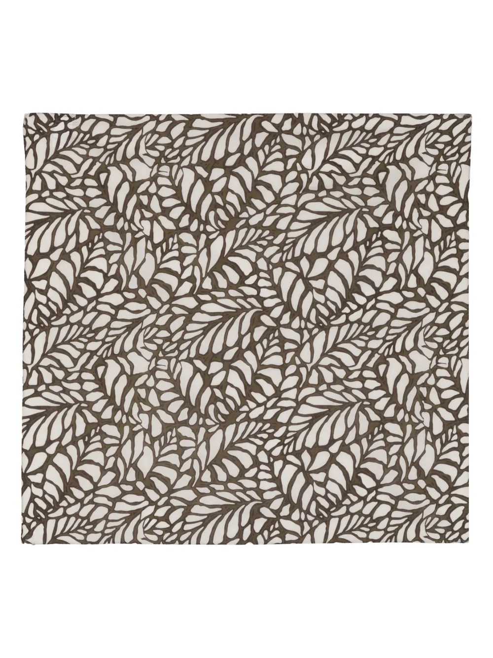 Brunello Cucinelli all-over botanical print scarf | Green | Image 1