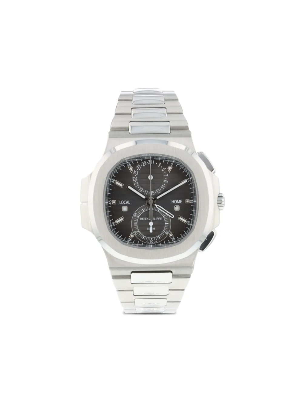 Pre-owned Patek Philippe 2017  Aquanaut 40mm In Silver