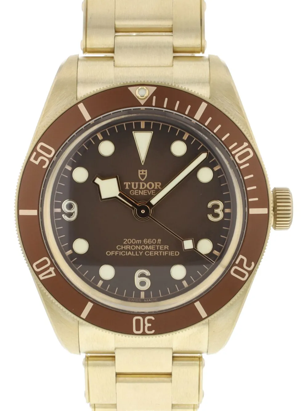 TUDOR 2022 pre-owned Black Bay horloge - Bruin